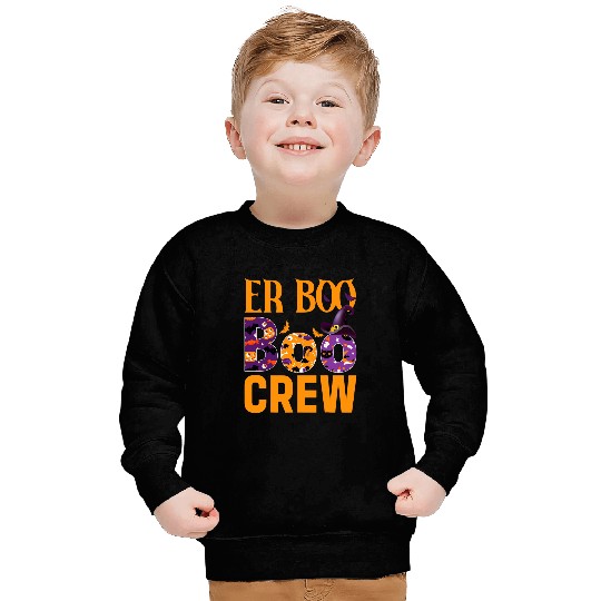 nurses Job Halloween ER Costume Women Men ER Boo Boo Crew nurses Sweatshirts