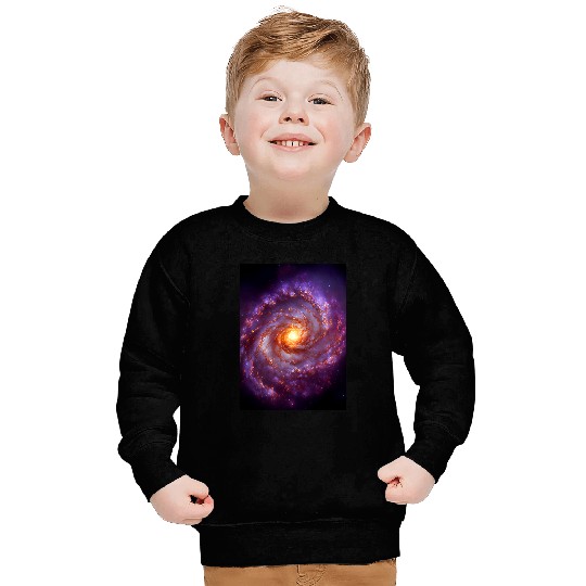 Astronaut Job Space Nebula Galaxy Deep Space Universe Gradient Pattern 77 Sweatshirts