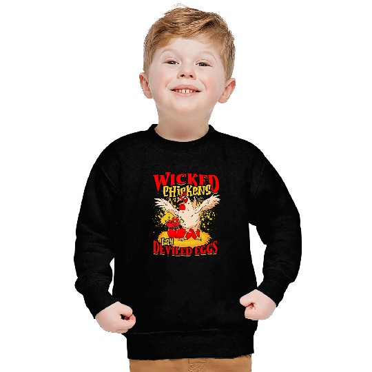 Chicken Pet Wicked Chicken Lay Deviled Eggs bird Sweatshirts
