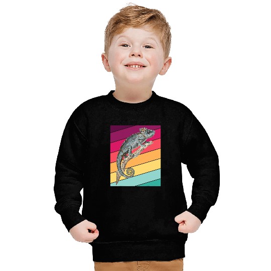 Chameleon Pet Lizard Spiny Chameleon Reptile  Lizard Sweatshirts
