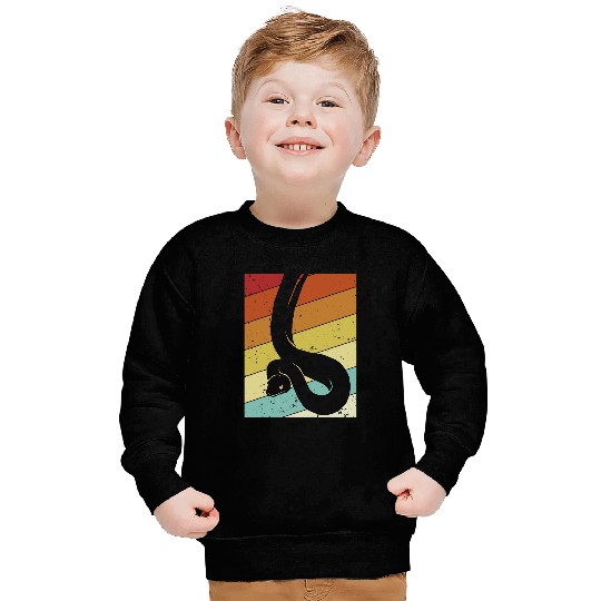 Python Pet Retro Snake Lover Pythonidae Snake Owner Banana Ball Python 1 Sweatshirts