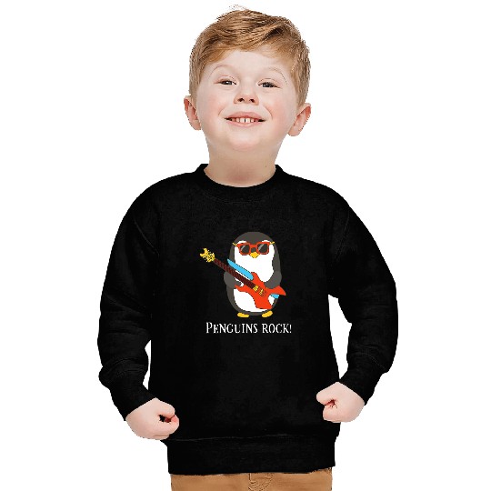 Penguin Pet Rock Funny Cute Sweatshirts