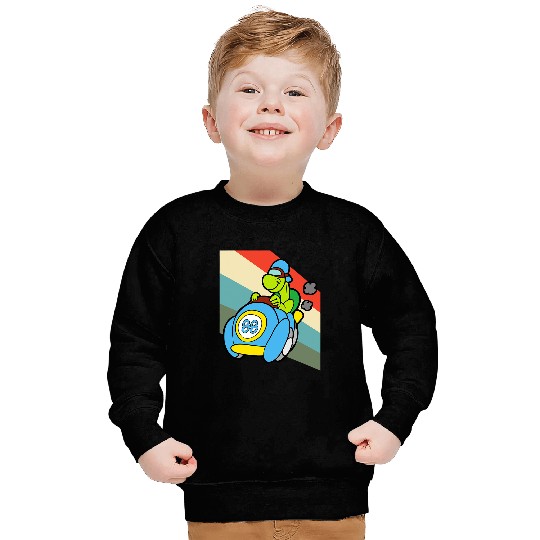 Turtle Pet Motor Race Turtle Tortoise Animal Funny Sweatshirts