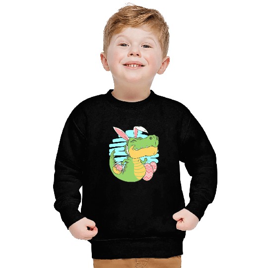 Dinosaur Pet Happy Easter Spring Easter Egg Easter Bunny Sweatshirts