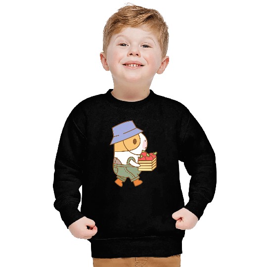 Guinea Pig Pet Bubu the Guinea pig Apple Picking Fall and Pie Pattern Sweatshirts