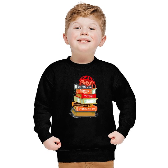 Book Fun Ladybug Spider Book Design Sweatshirts