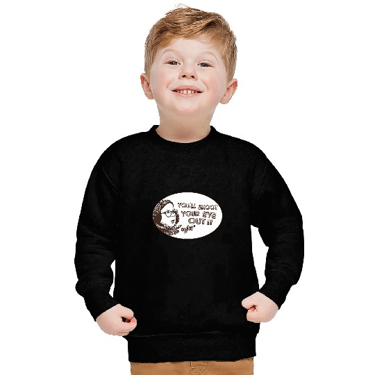A Christmas Story Shoot Your Eye Out Oval Sweatshirts