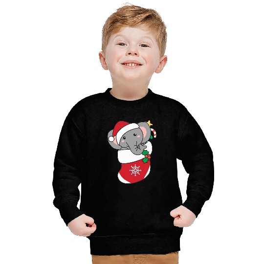 Elephant Pet For Christmas Elephant Sweatshirts