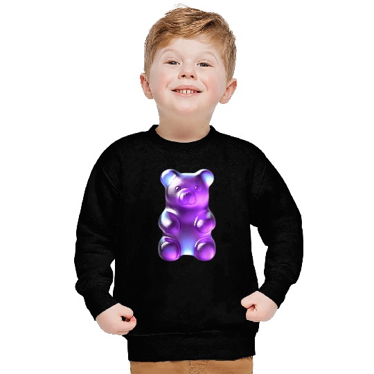 Bear Pet Purple Gummy Bear Sweatshirts
