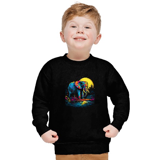 Elephant Pet Wilderness Sweatshirts