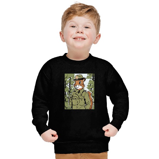 Squirrel Pet Park Ranger Forest Protector Wildlife Tee Sweatshirts