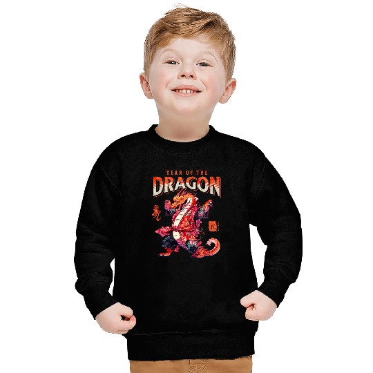 Dragon Pet Warrior Confident Courageous Sweatshirts