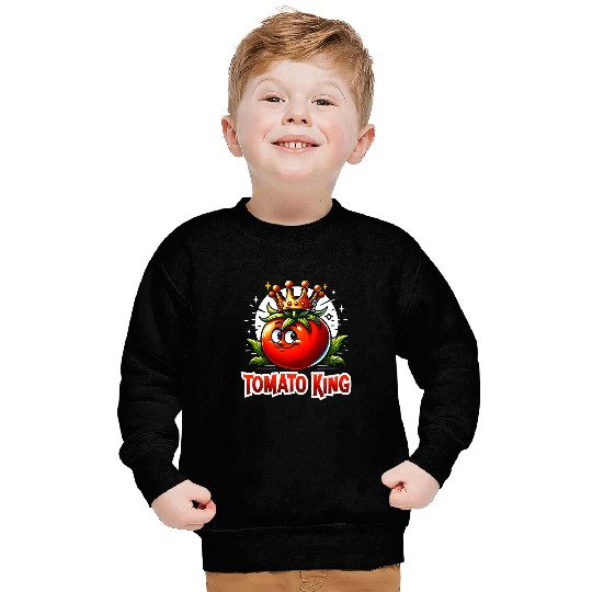 tomato king gardening vegetable gardener Sweatshirts