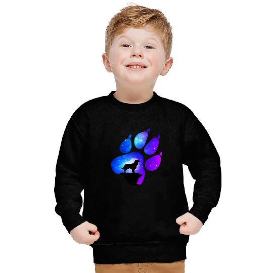 Boykin Spaniel Paw Dog Lover Mom Dad Sweatshirts