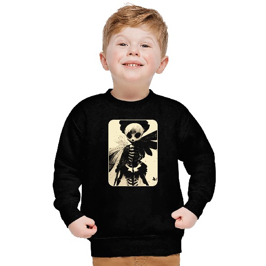 Dark Art Fairycore Butterfly Skeleton Sweatshirts