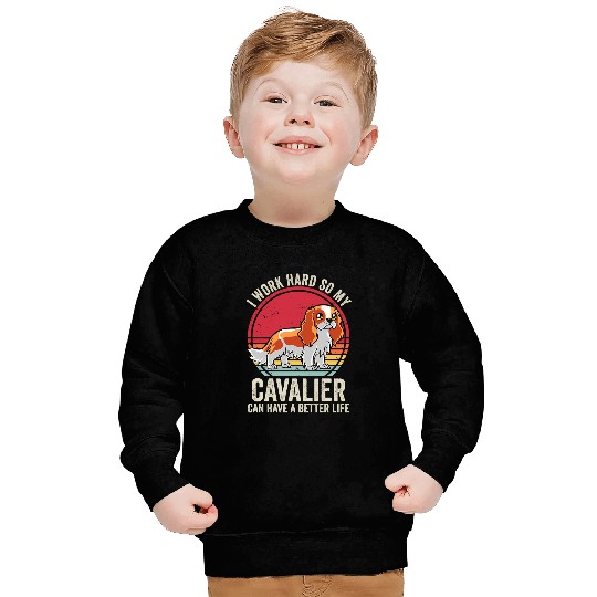 Funny Cavalier King Charles Spaniel Cute Dog Owner Sweatshirts