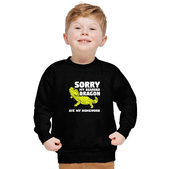 My Bearded Dragon Ate My Homework Pogona Reptile Tee Sweatshirts