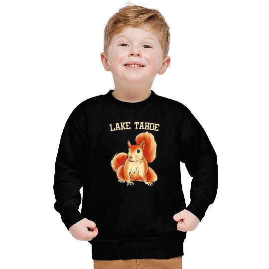 Squirrel Pet Lake Tahoe Natural Squirrel Sweatshirts