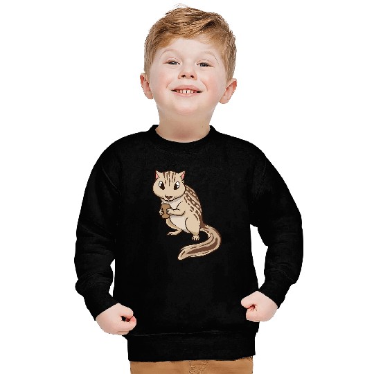 Squirrel Pet Kawaii Thirteenlined ground squirrel Sweatshirts