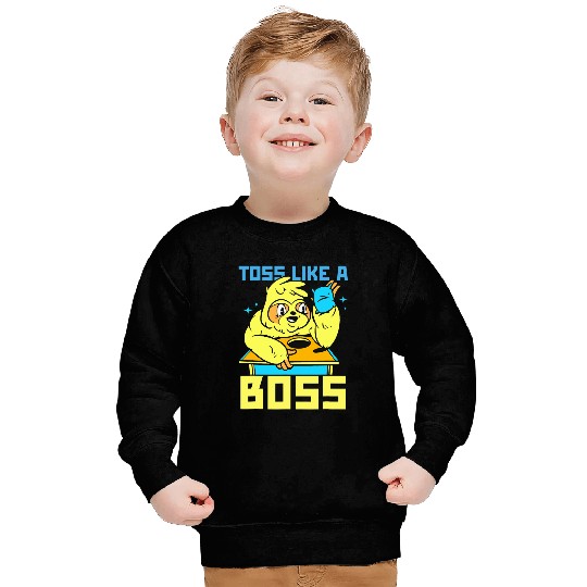 Sloth Pet Playing Cornhole Backyard Game Sweatshirts