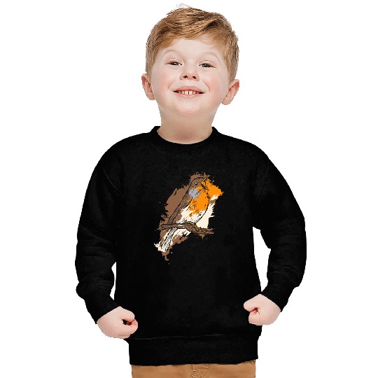 robin bird park nature bird fan birdwatcher Sweatshirts