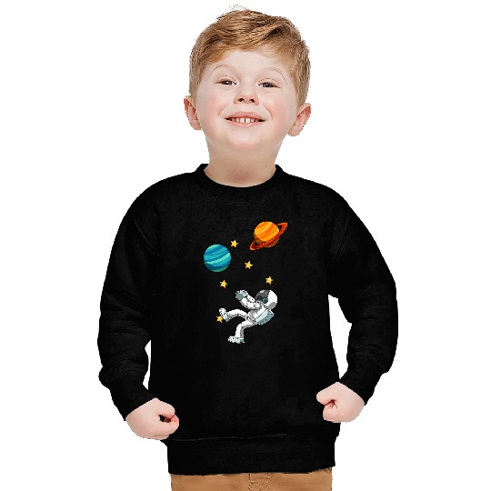 Funny Rock Climbing Astronaut Sweatshirts