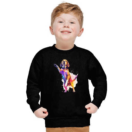 Dog Dance Competition Funny Dancing Beagle Dog Sweatshirts