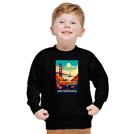 San Francisco vintages Travel Design Sweatshirts
