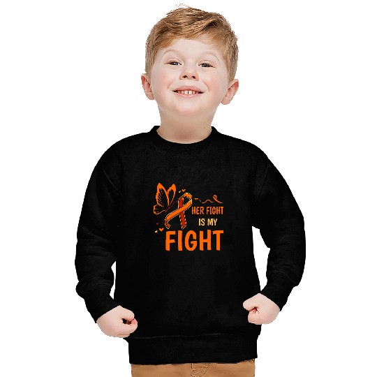 Multiple Sclerosis Disease Orange Ribbon Butterfly Pride 21 Sweatshirts