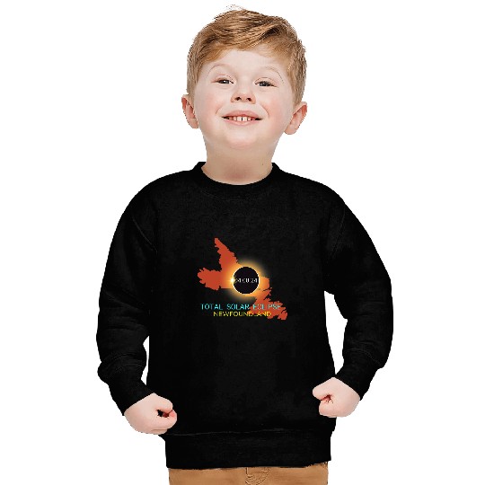 Newfoundland Total Solar Eclipse 040824 Canada Souvenir Sweatshirts