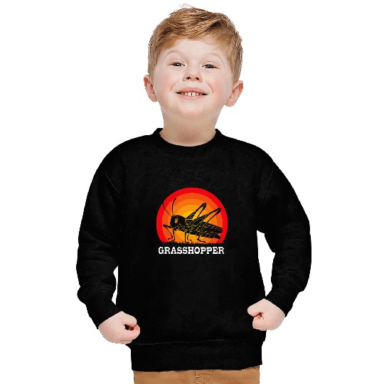 Retro Sunset Grasshopper Sweatshirts