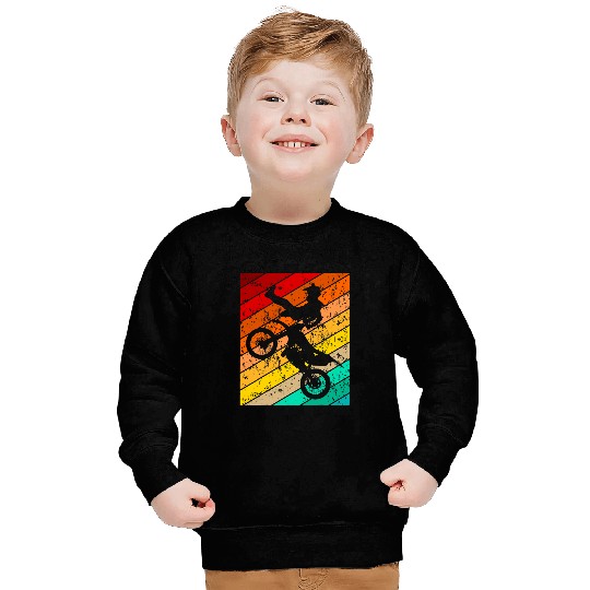 Motocross Motorcycle Biker Motorcycle Rider vintages Retro 25 Sweatshirts