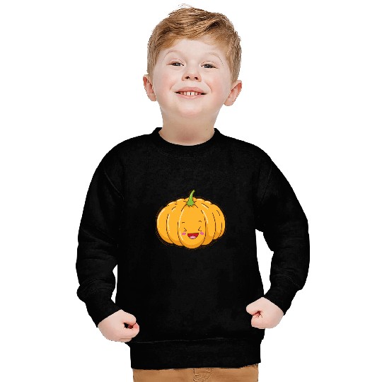 Pumpkin laughs on Halloween Sweatshirts