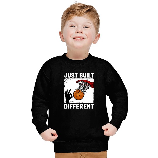 Im Just Built Different 3 point hand sign basketball Sweatshirts