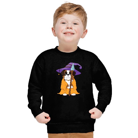 Saint Bernard Wizard Funny Dog Magic Sweatshirts