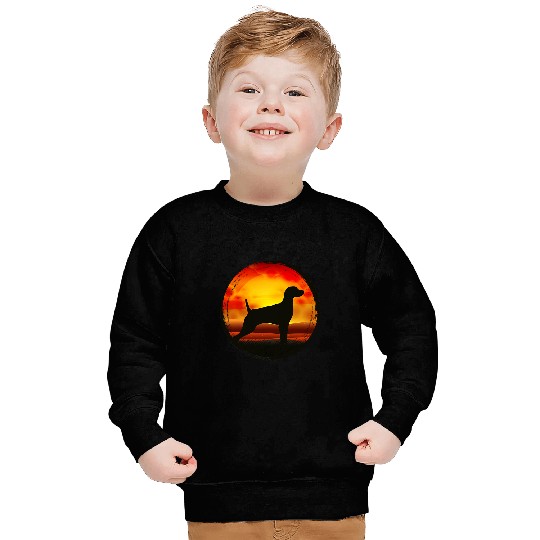 Weimaraner Dog Retro 18 Sweatshirts