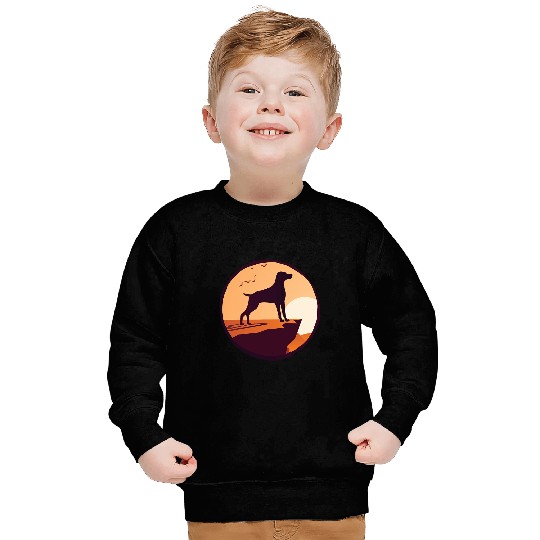Weimaraner Dog Retro 31 Sweatshirts