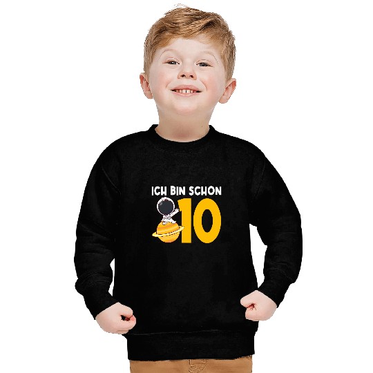 Ich bin schon 10 10 Geburtstag Astronaut Sweatshirts
