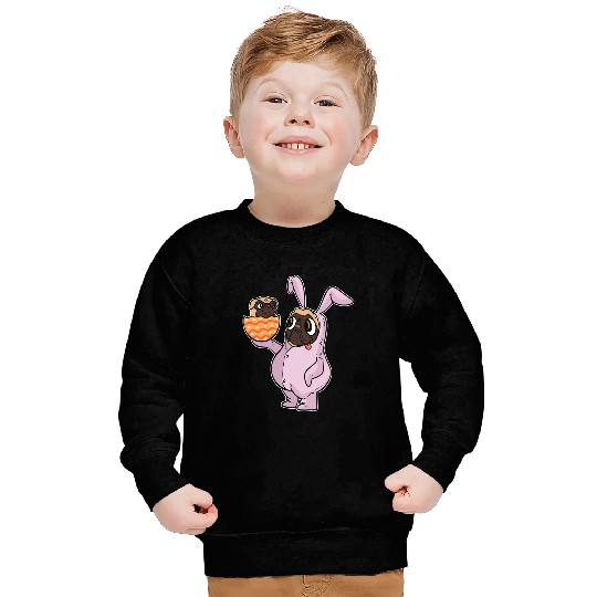 Pug Bunny Dog Parent Sweatshirts