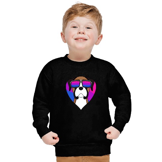 LGBT Bisexual Pride dog Breed Boxer dog Sweatshirts