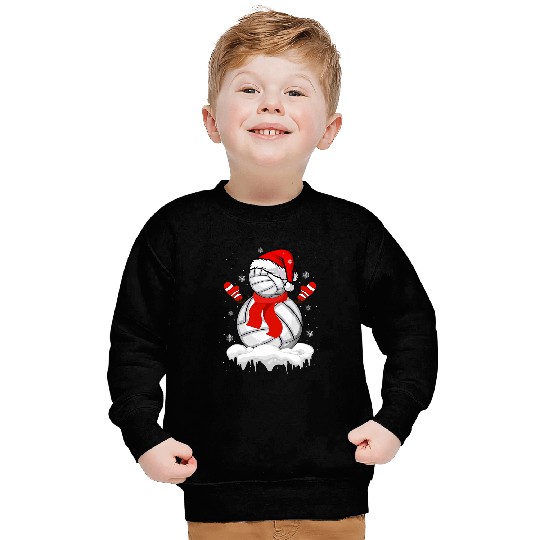 Volleyball Snowman Funny Christmas Sweatshirts