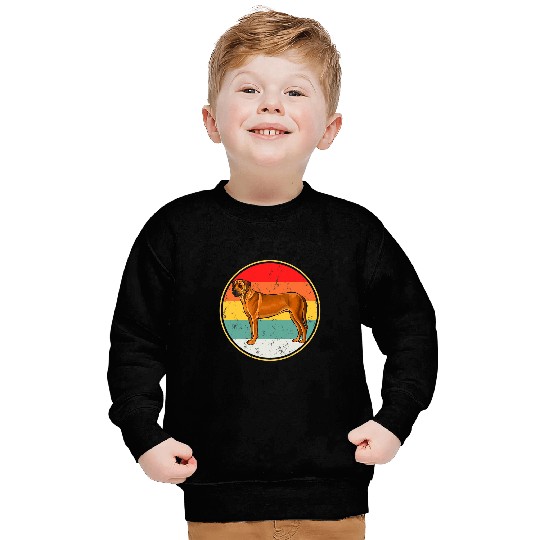 vintages Retro Sunset Rhodesian Ridgeback Dog Sweatshirts