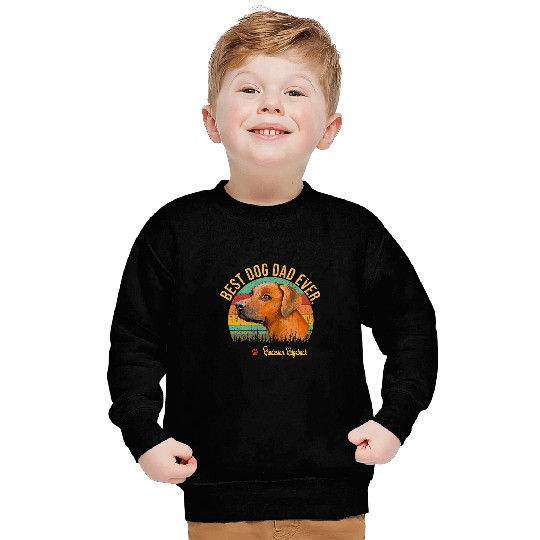 vintages bests Rhodesian Ridgeback Dad Ever Gift For Dog Lover Sweatshirts
