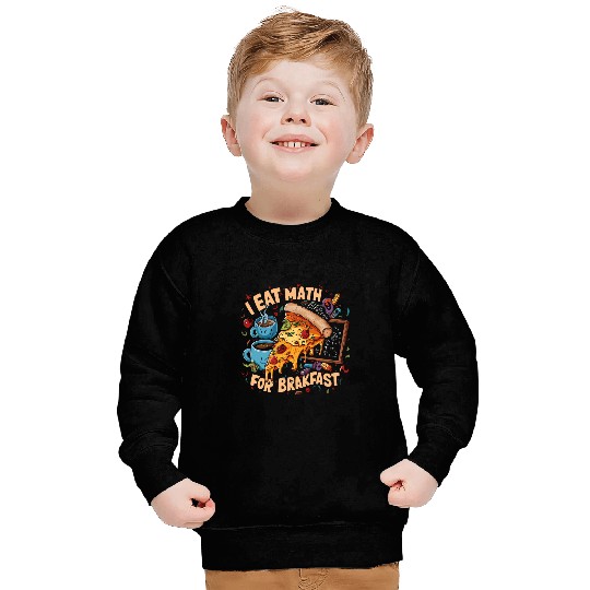 Eat Math For Breakfast Nerd Geek Student Math Teacher Sweatshirts