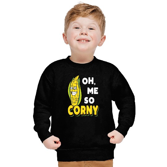 Oh Me So Corny Cornhole Cornwall Farm Funny Farmer Sweatshirts