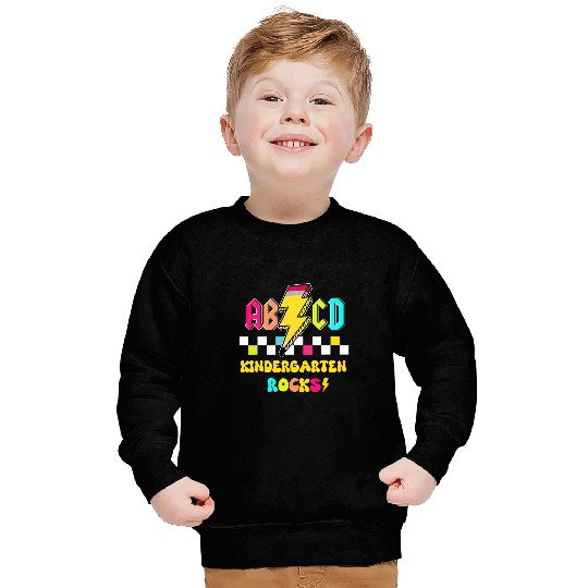 Kindergarten ABCD Rocks Teacher Student Back to School Sweatshirts