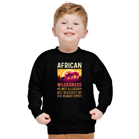 African Wilderness Zoologist Sweatshirts