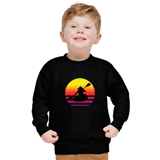 Kayaking Kayak Canoe Men Ladies Paddle Boat Sweatshirts