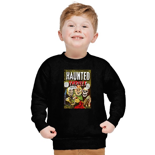 Halloween Horror Devil Grim Reaper vintages Comic Book Retro Sweatshirts