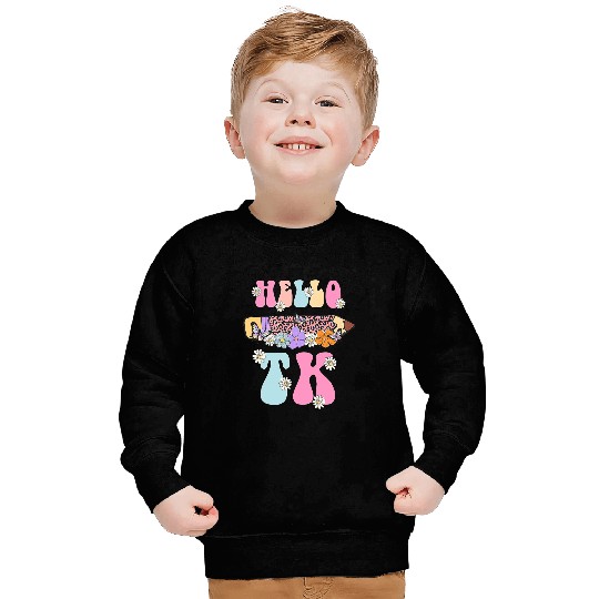 Hello TK Transitional Kindergarten Back To School Teacher Sweatshirts